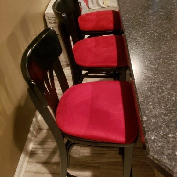 Set of 6 Bar Stools - Picture 1 of 6